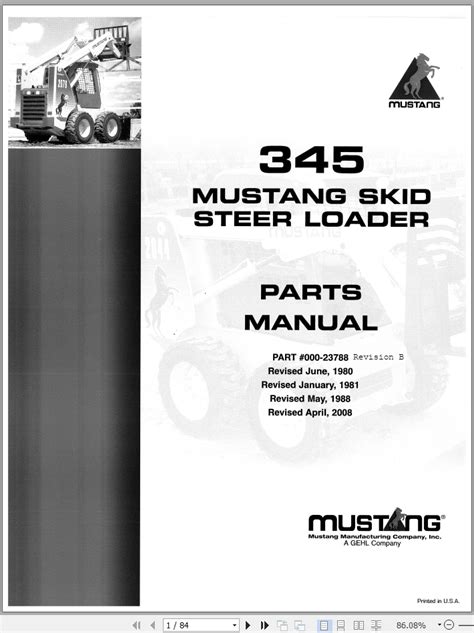 79 mustang 320 skid steer service manual|mustang skid steer manual.